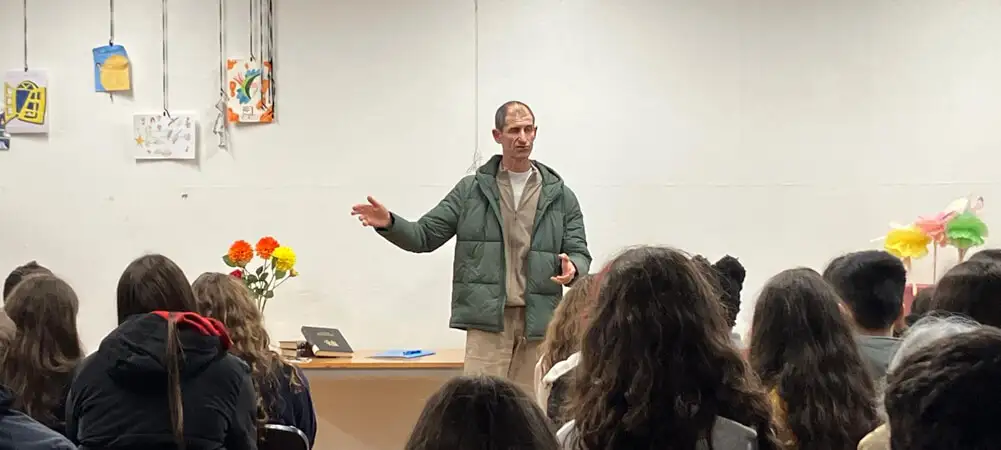 António Fontinha inspira alunos do Agrupamento com a força das palavras